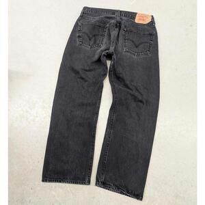 Vintage Late 90s Levis 501 XX Faded Black Denim Jeans